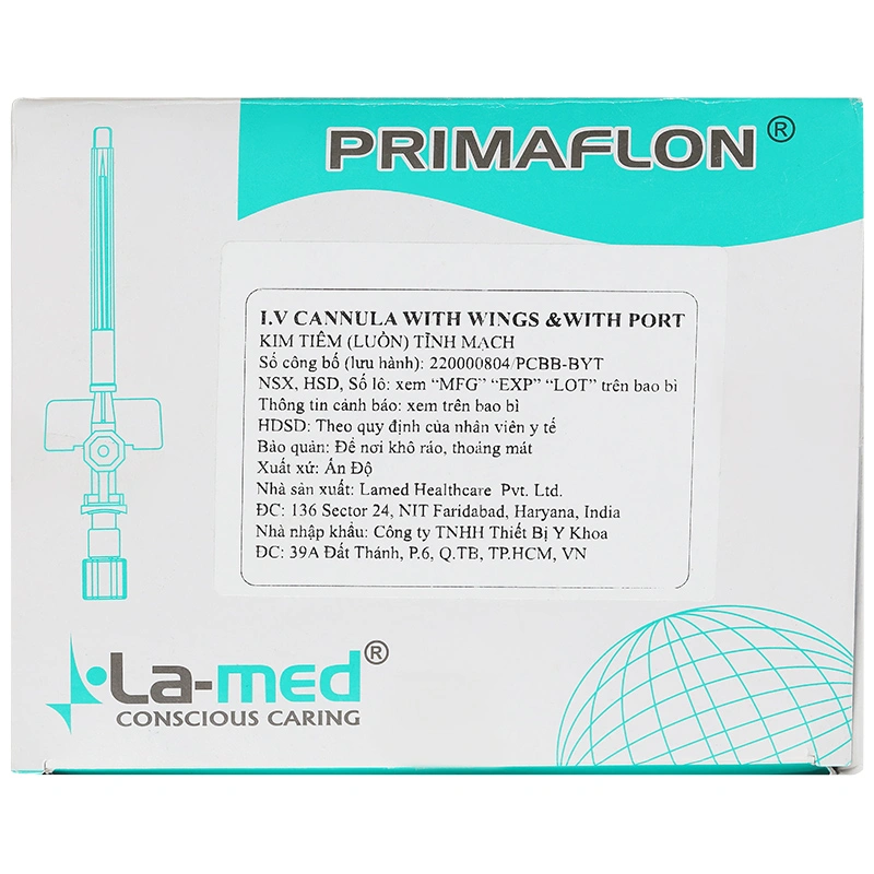 Kim luồn Primaflon 22G/25 Ø0.9mm 33ml/min - 4